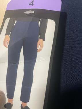 Banana Republic Ladies' Navy Blue Ponte Pant, Size 4